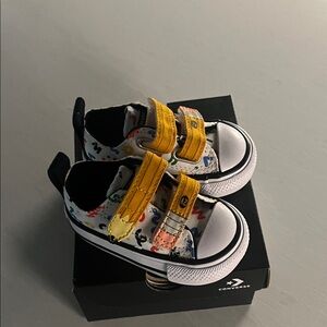 Converse infant baby US 2 school crayon Sneakers new in box